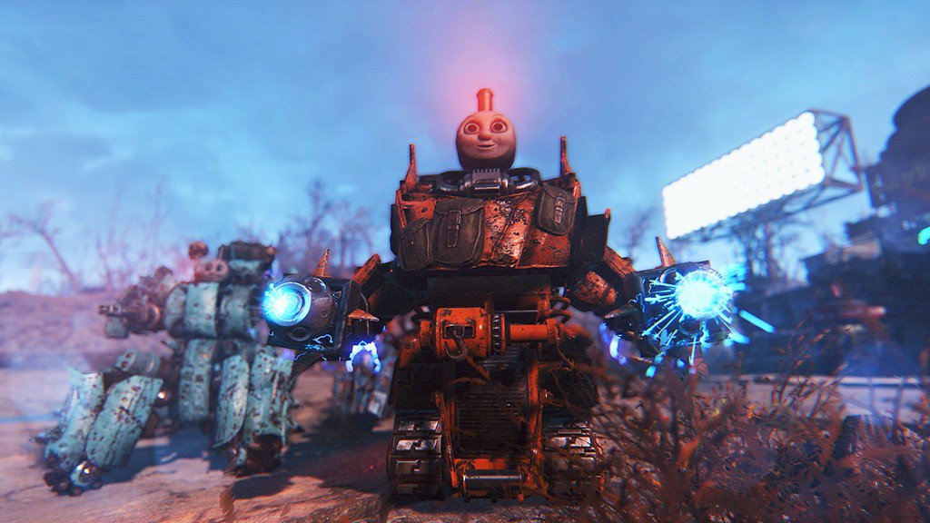 y_nakajima_'s tweet image. #Fallout4 #Automatron