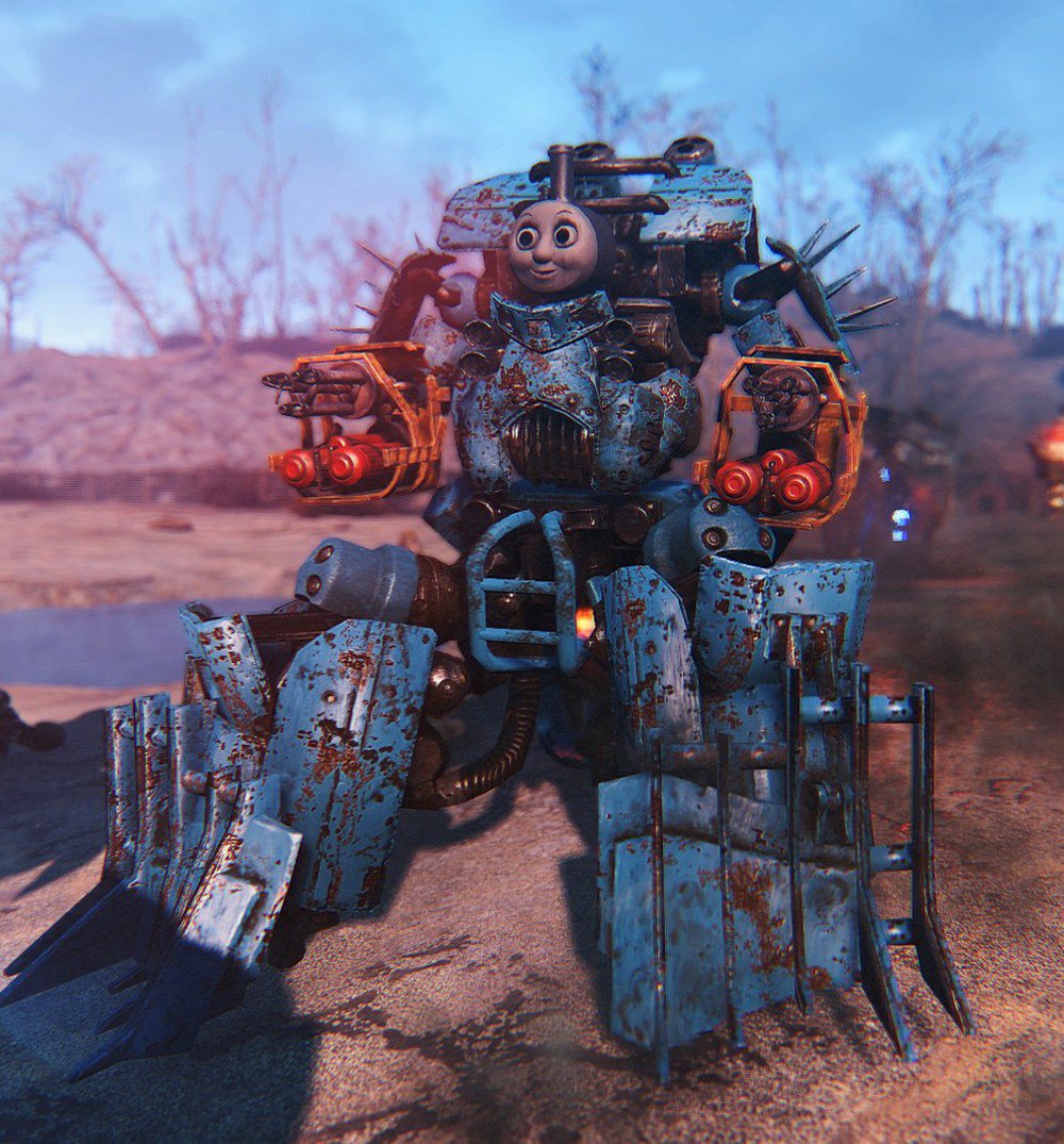 y_nakajima_'s tweet image. #Fallout4 #Automatron