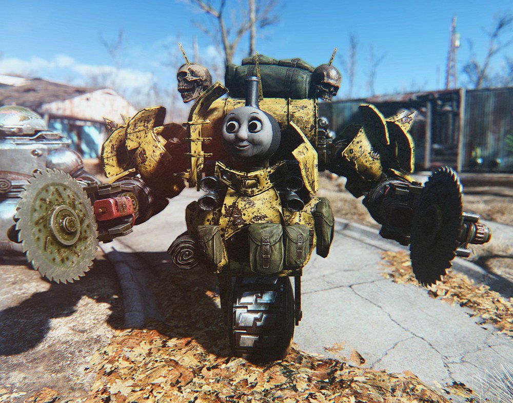 y_nakajima_'s tweet image. #Fallout4 #Automatron