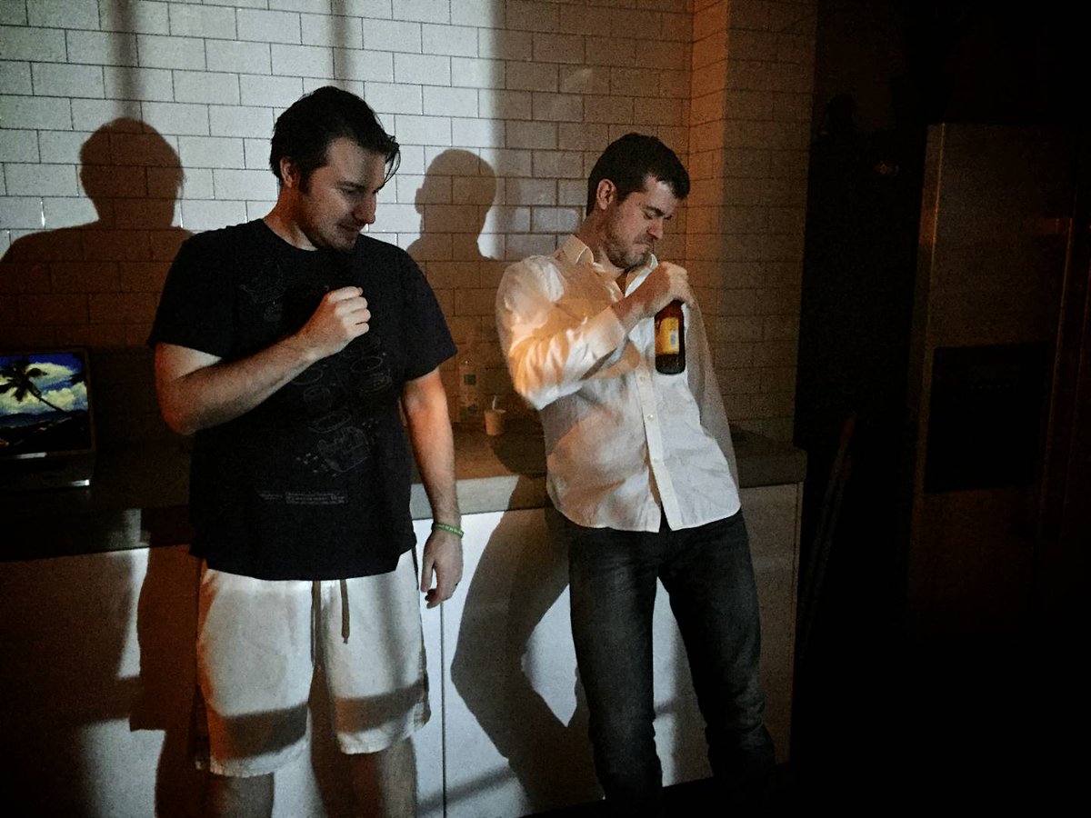 eViL_Porcupine's tweet photo. On set shooting a few pages for our #trailer. Need more than a script. w/ Dir. A_Popov #InMetal #vfx #CGI #setlife https://t.co/GSYn9eYOP3