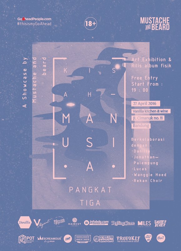 #MABShowcase

#KisahManusiaPangkatTiga @Mustacheand

Rabu, 27 April di <a href="/vanillaBDG/">Vanilla Kitchen</a>  

#ManusiakuManusiamuManusiaNya