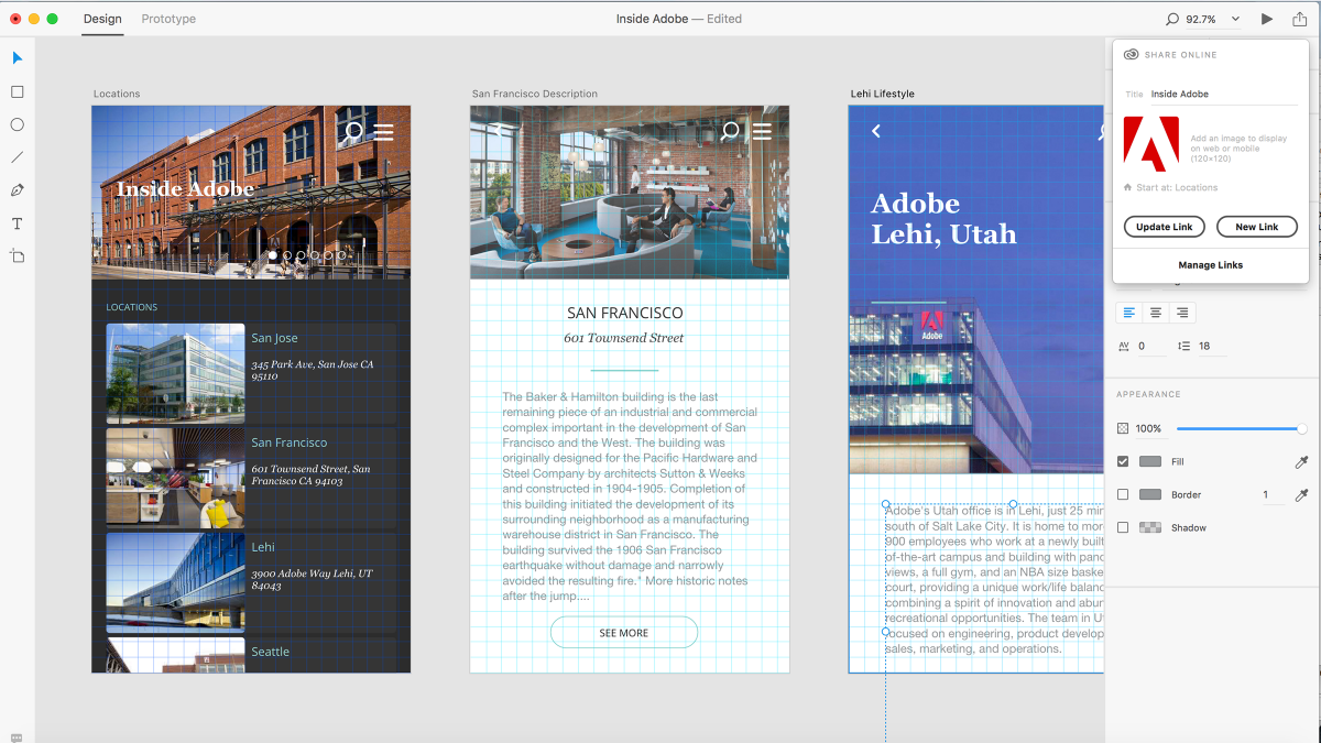 AdobeXD's tweet photo. The April release of #AdobeXD is here! Grids, hotspots, designing with data + more: https://t.co/DRnLywha3X https://t.co/DbjK4VuXO3