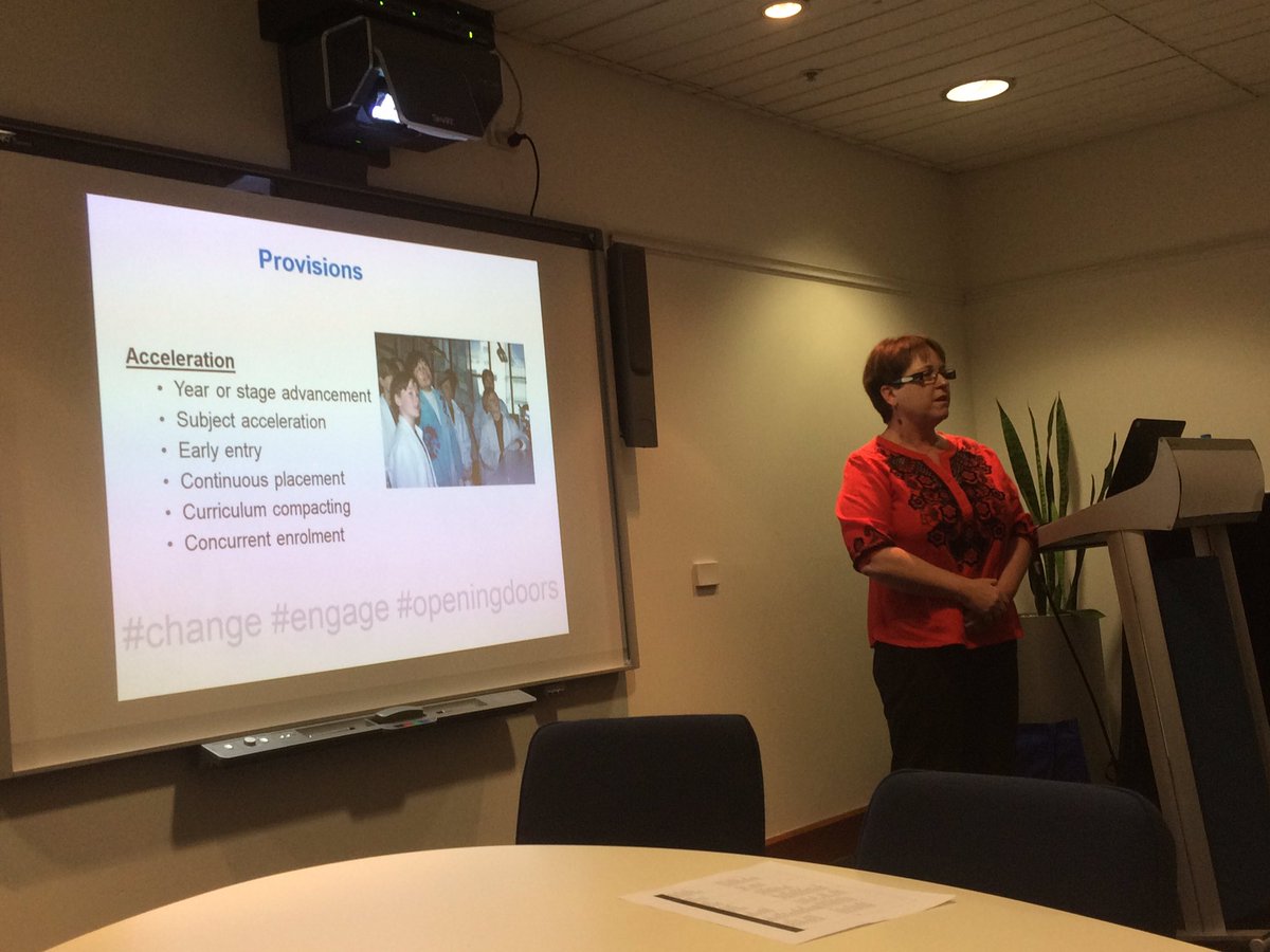 CoLAS2016's tweet photo. Lynda Lovett moving us from Gifted policy to implementation. #colasconference https://t.co/uQ638AI0Uf