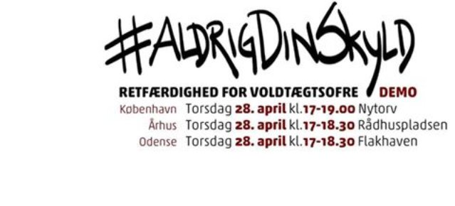 Kvindesamfund's tweet photo. #AldrigDinSkyld - retfærdighed for voldtægtsofre! I Dansk Kvindesamfund bakker vi op og deltager i alle byer. KOM! https://t.co/XJU1HbfF1P