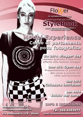 Lopinionista's tweet photo. Roma, Model Experience: il 28 aprile blogger day a maggio al via il corso https://t.co/cugitHzuPm https://t.co/WnQT1RNeUw