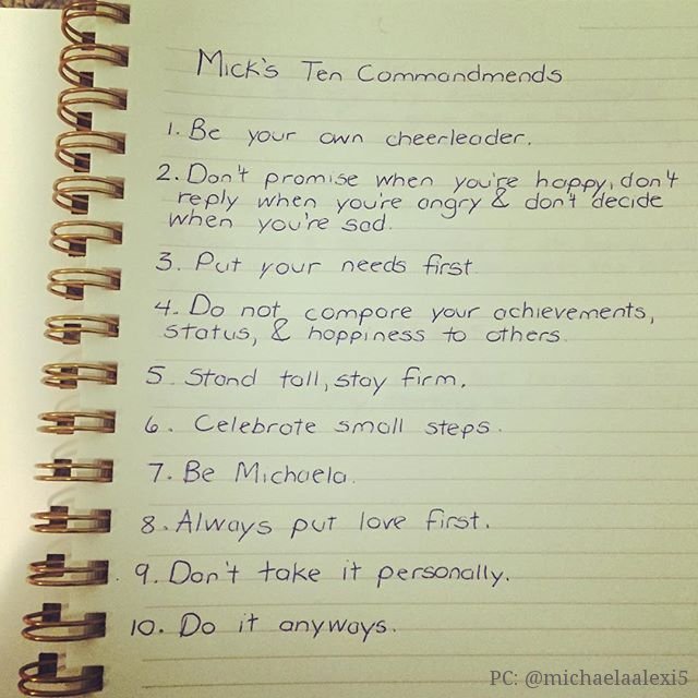 10 Commandments List