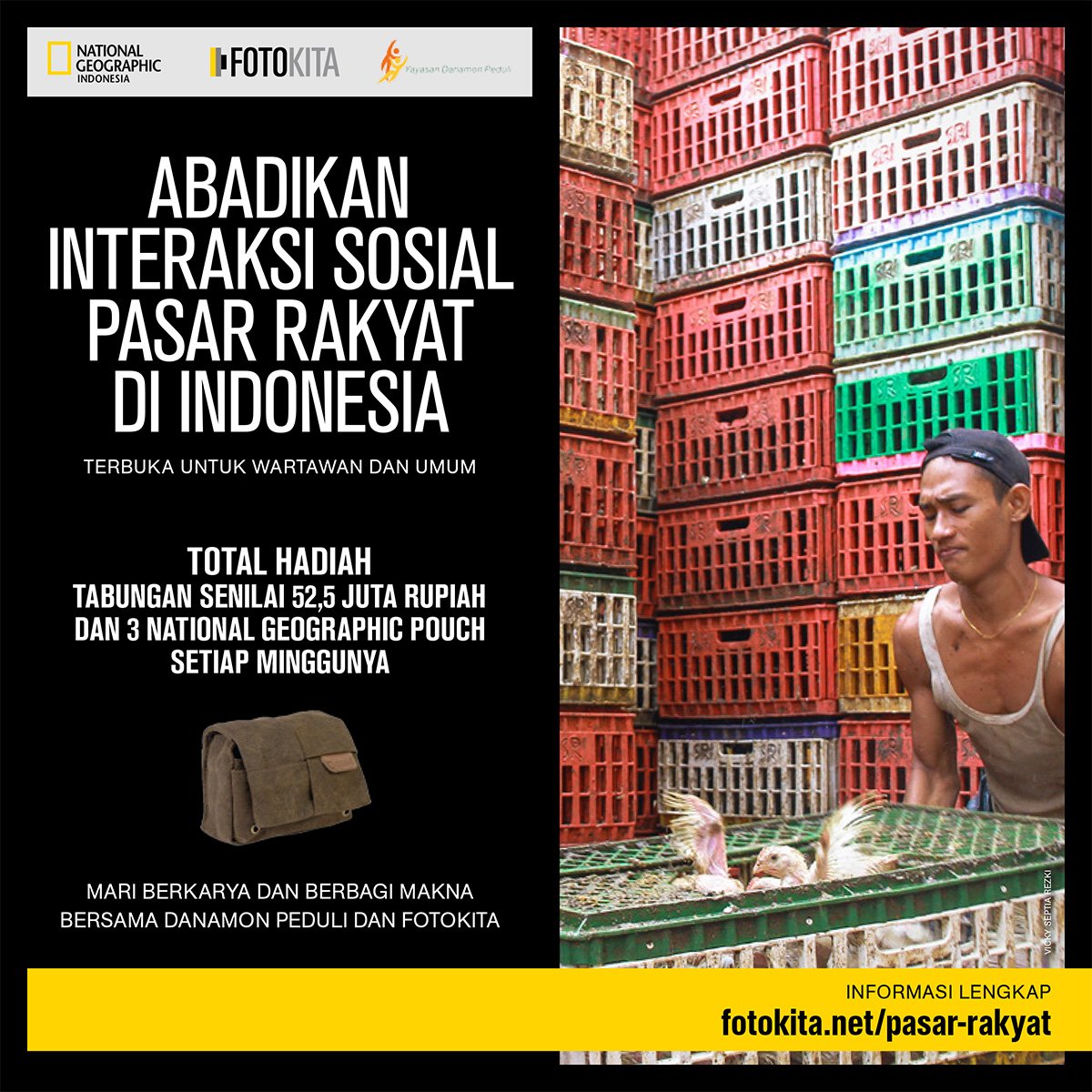 NGIndonesia's tweet photo. Mengajak para fotografer menangkap momen interaksi di #PasarRakyat Seluruh Indonesia https://t.co/fxShSq4kAD https://t.co/bMuT9NCp9Y