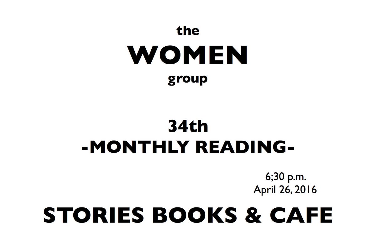 JOIN US TOMORROW <a href="/StoriesEchoPark/">Stories Books & Cafe</a> OPEN READING facebook.com/events/9979540…