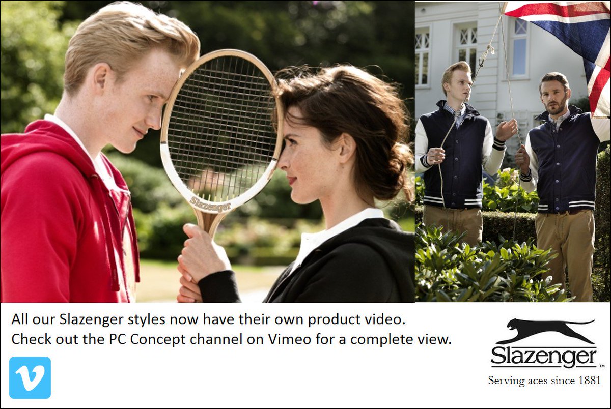 Polyconceptim's tweet image. All our Slazenger styles now have their own product video on Vimeo: lnkd.in/emBcVtQ