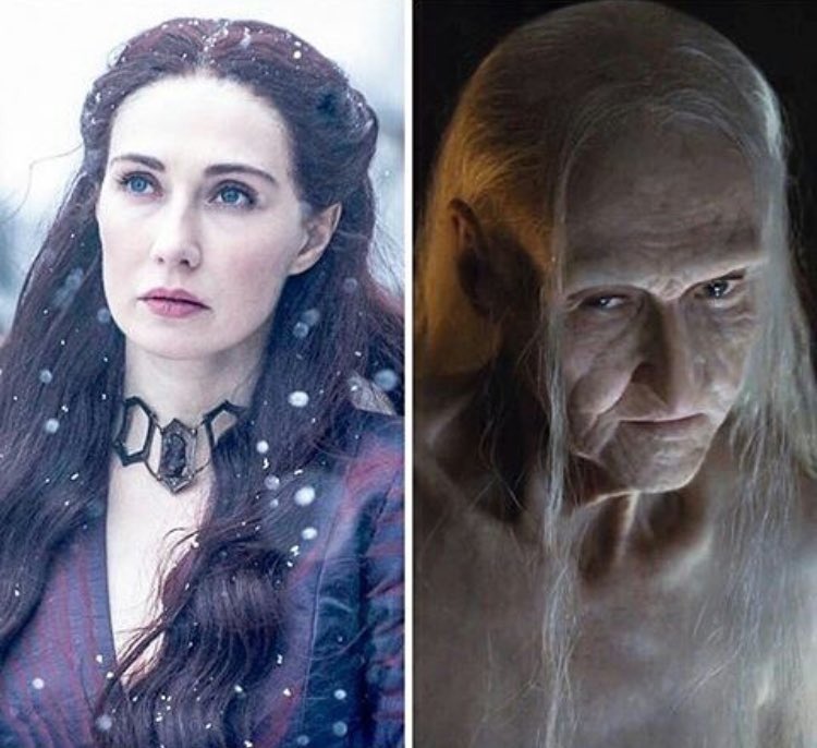 DanColes3's tweet photo. Red priestess woman's contour skills are serious #GameofThrones https://t.co/SBvPnLqVlC
