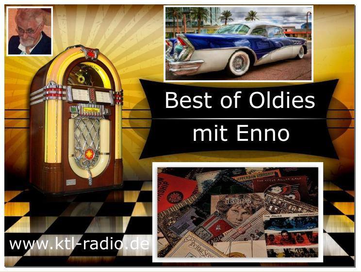 Ab 20:00 Uhr ist Enno wieder mit seiner Sendung "Best of Oldies" zu hören.
Wunschbox:ktl-radio.de/sendeplan/inde…