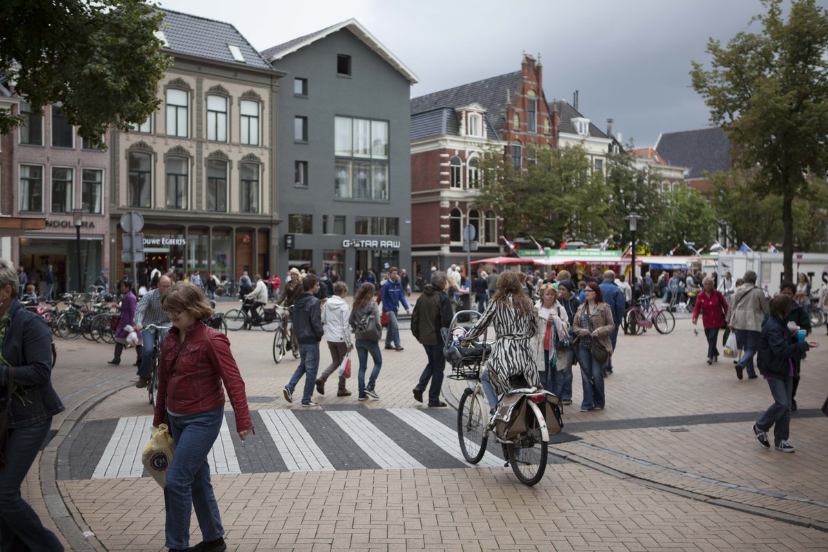 I nederländska Groningen älskar man cykeln så mycket att man gav den så här mycket plats. #cykelkärlek #cykla
