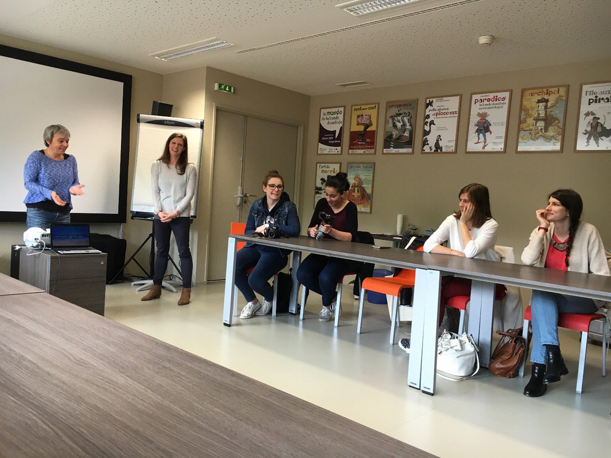 MDECharente's tweet photo. Comics workshop for the europeans #yeeproject https://t.co/L4K0Jchebh