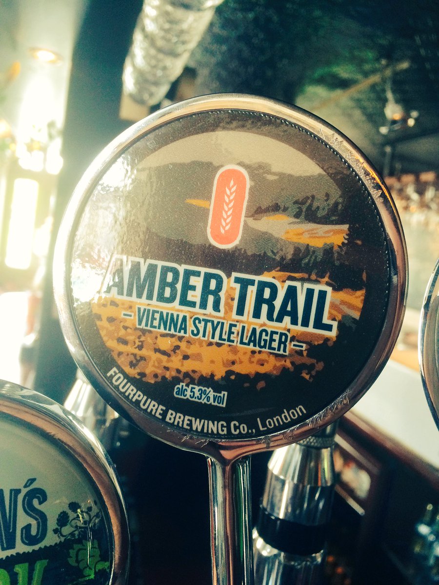 theranelaghn11's tweet photo. Our latest entry to the #CraftBeerShowcase is a Vienna style lager from @fourpurebrewing #AmberTrail https://t.co/HBw5A5oWhV