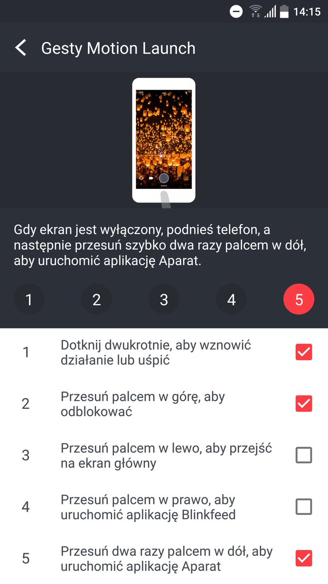zolty26's tweet photo. Wystarczy dwa razy przesunΔ
Δ szybko palecem w dΓ³Ε aby uruchomiΔ Aparat
#Gesty #MotionLaunch #HTC10 https://t.co/KzcxX1jukr