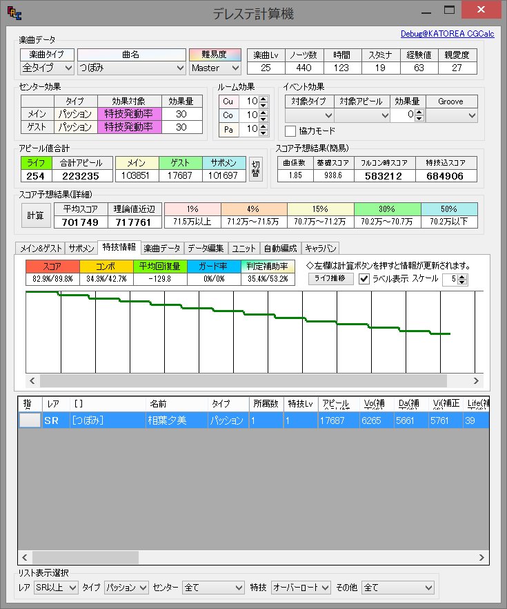 最高のマインクラフト 最新デレステ サポメン 計算