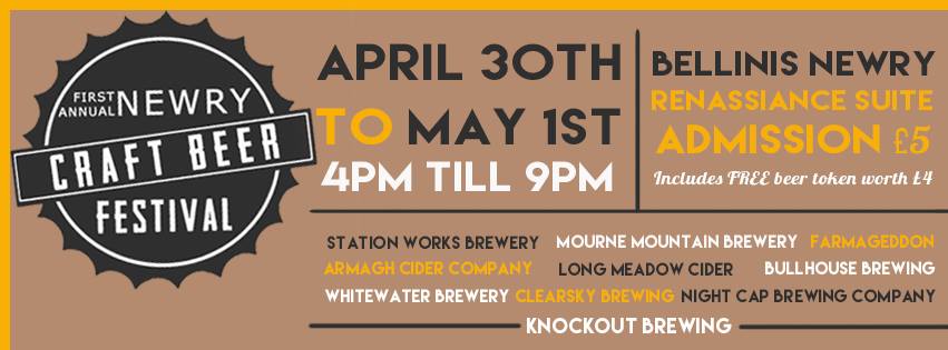 <a href="/NewryBeerFest/">Newry Beer Fest</a> happening this weekend! <a href="/bellinisnewry/">Bellinis Newry</a> #NewryCity #craftbeer <a href="/Food_NI/">Food NI</a> @Newrychamber #support #local