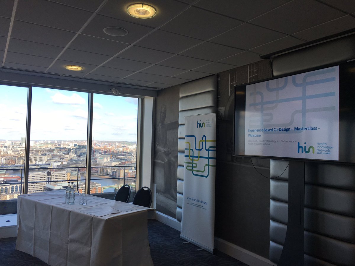 SophiePoCF's tweet photo. Ready for our EBCD workshop with Health Innovation Network and enjoying the view #codesign #EBCD #HINPatExp https://t.co/0A42qWc3zx