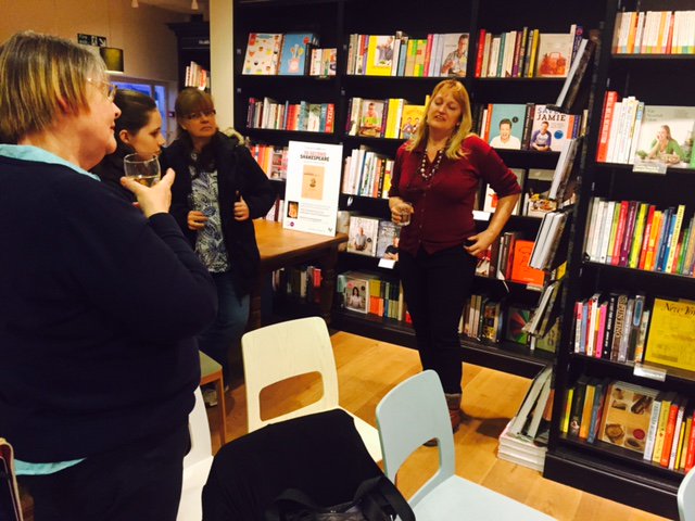 Thanks <a href="/BrightonWstones/">Waterstones Brighton</a> for helping us mark #Shakespeare400 by hosting <a href="/rosbarber/">Ros Barber</a>. We had a blast!