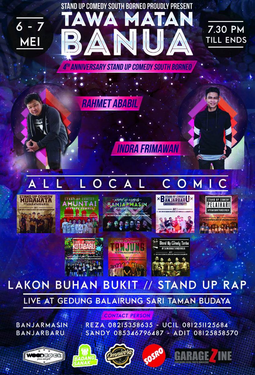 Ayo ayo tinggal sebentar lagi ini acaranya, sudah punya tiketnya? Belum? Buruan cp kontaknya ya 😍