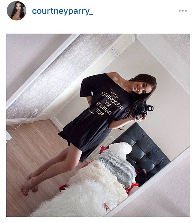 Bronzieuk's tweet photo. Courtney Parry #posttanning on #Instagram looking hot & cool ! How does she do that? She wears a @Bronzieuk #TanTeeπ https://t.co/Bvt0lARVZl