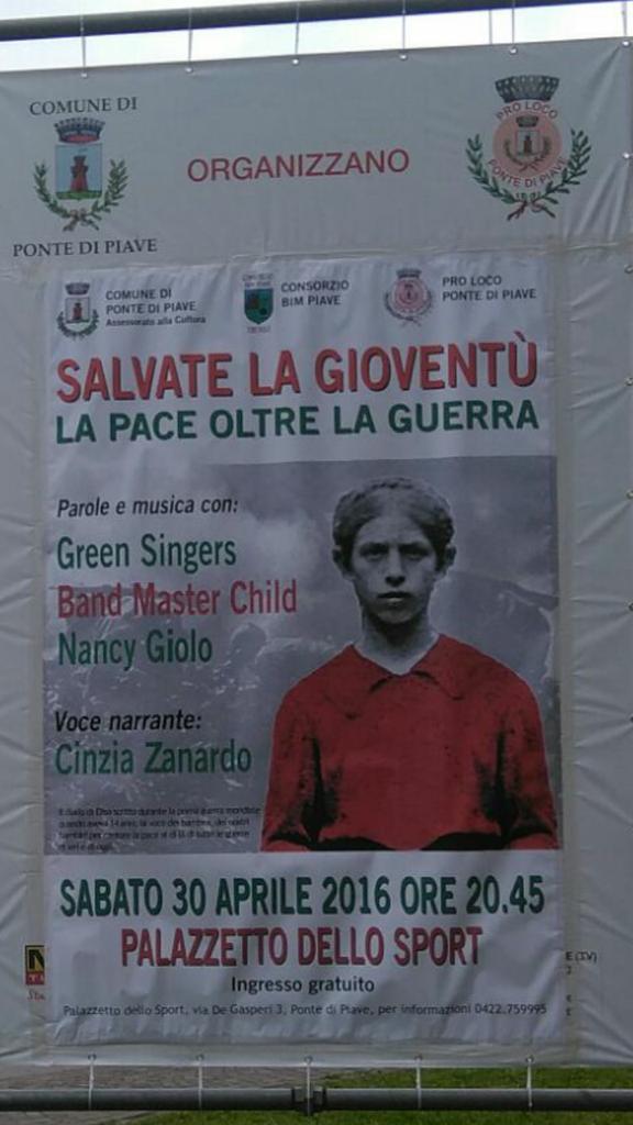 masterchildband's tweet photo. Oltre a 4 nostri brani accompagneremo il coro di bambini GreenSingers nel brano Fiume Sand Creek, De Andrè!#followus https://t.co/2ErzNeYFWL