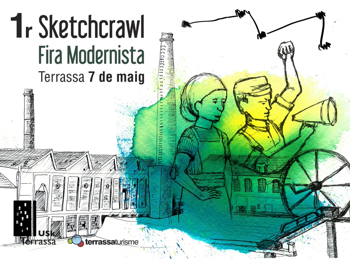 T'agrada dibuixar i t'agrada el modernisme? pren nota! bit.ly/1reCKAg #firamodernistatrs <a href="/USK_Terrassa/">USK Terrassa</a>