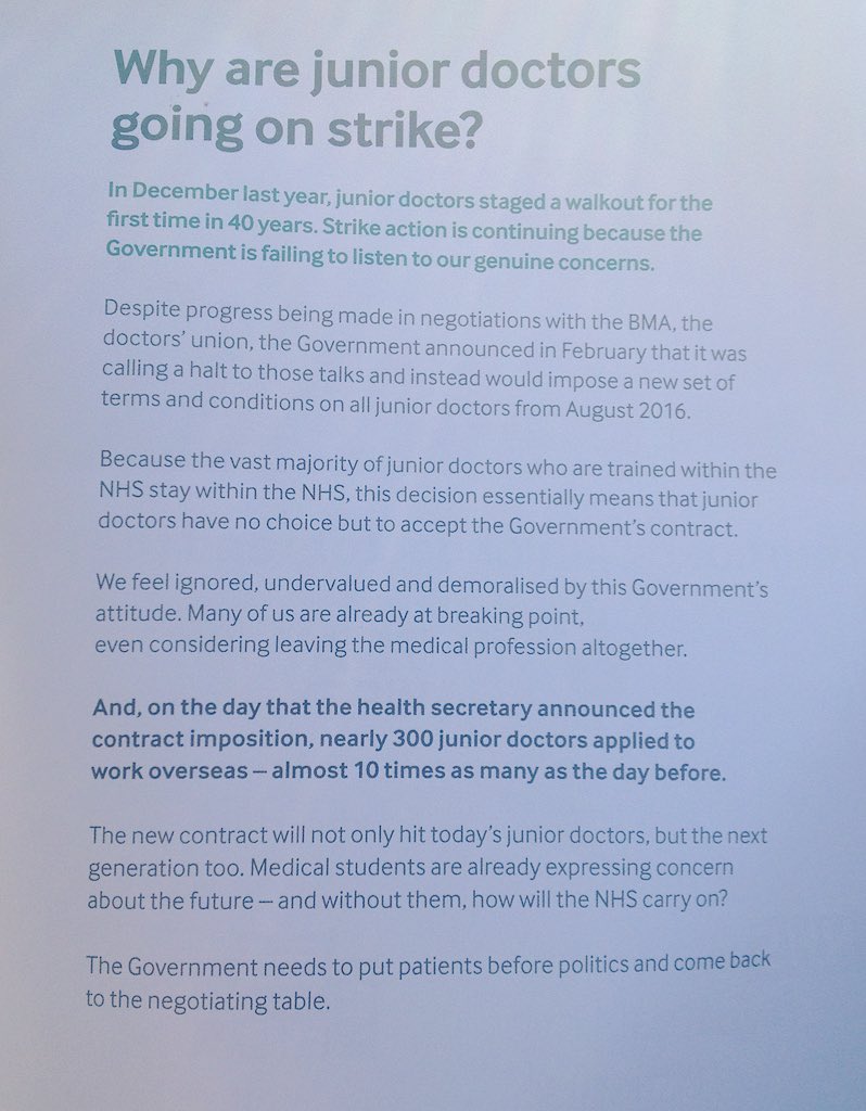 Junior doctors in #Wigan hand out leaflets saying why they're on strike #JuniorDoctorsStrike