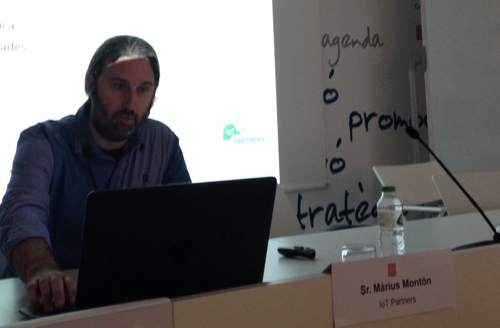 Màrius Montón presentant el cas d'èxit