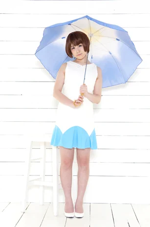 朝顔のような晴雨兼用の傘が美しすぎる...美女に似合う傘だな♥♥