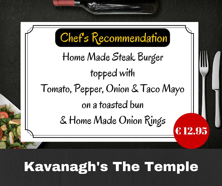 Here's our Chef's Recommendation, hope you enjoy!