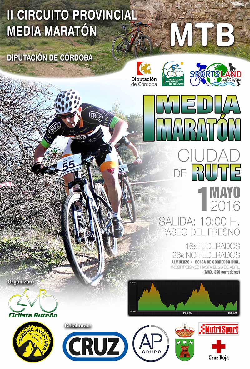 FACiclismo's tweet photo. La I Media Maratón Rute amplía plazo inscripción hasta jueves 28 a las 23:59 https://t.co/DZPZJarLrm https://t.co/qh52sELvnS