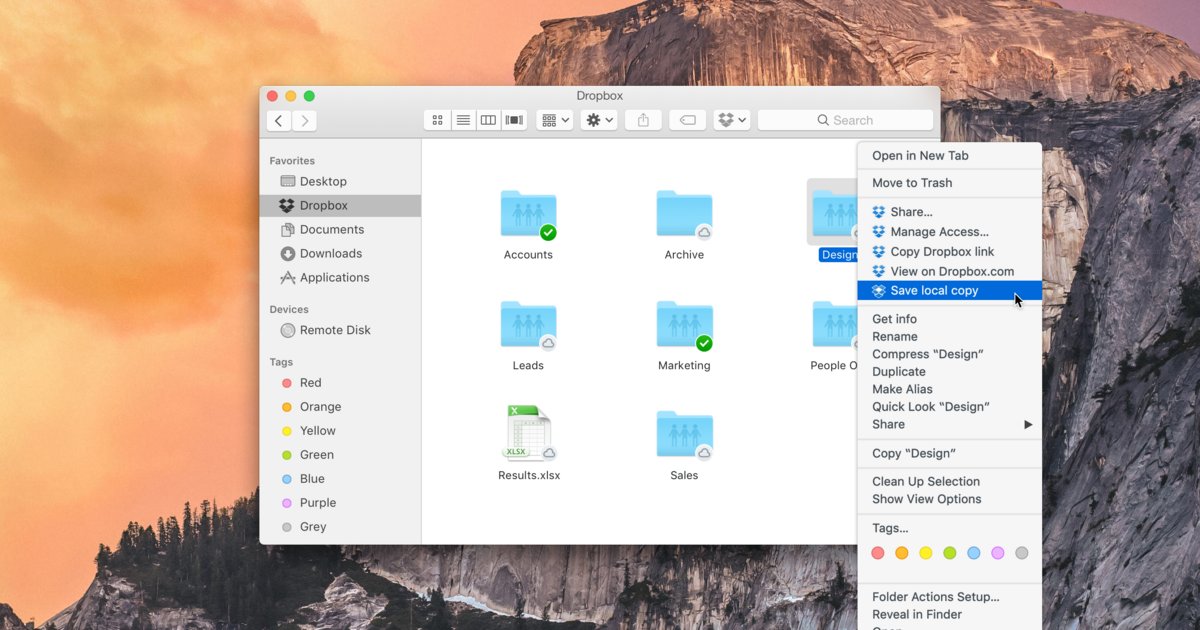 Dropbox will soon show all your cloud-based files right in the desktop