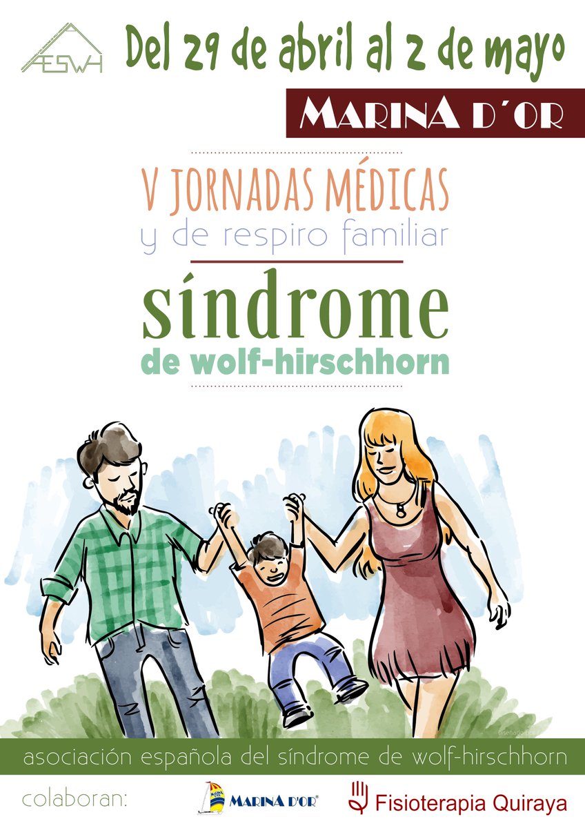 AESWH's tweet photo. V Jornadas Médicas y de respiro familiar de la AESWH. 29/04 - 02/05 2016 en @MarinadOr #SWH #EnfermedadesRaras https://t.co/87weBtK2Jj