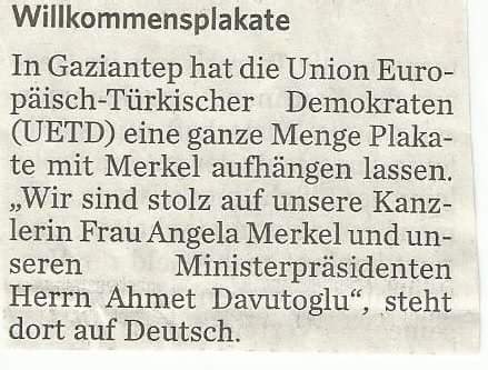 Gefunden in der #Lausitzer-Rundschau am 25.April 2016 #Türkei #Merkel #EU