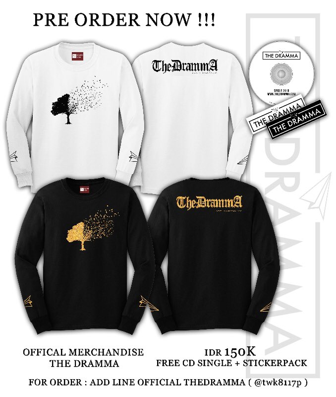 PRE ORDER NOW OFFICIAL MERCH THDRAMMA add official Line ( @twk8117p ) Hanya 150rb! Untuk size ada S, M,  L, XL, XXL.
