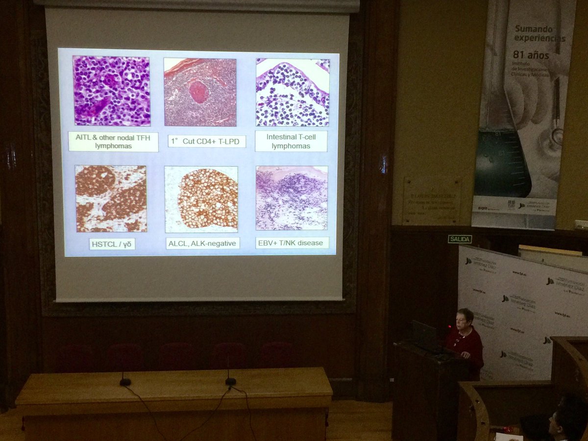 RaquelAlberoG's tweet photo. #Linfomas Cutáneos #Elaine Jaffe 🔬 What's new on the horizon in T-Cell Lymphoma #WHO 2016 Update https://t.co/llEg9Z2Njj