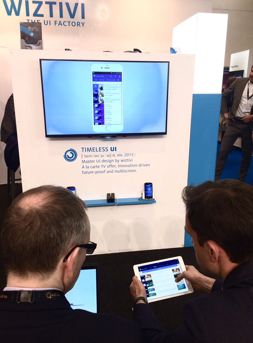 New TV guide app Sat.tv for HOT BIRD viewers presented at #tvconnect booth 29 w/ @Wiztivi_France