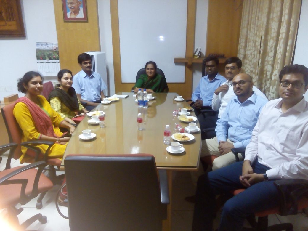 Tea with  IAS  probationers 2014 batch :-)  Always nice to meet young aspiring people.  Wishing them the very best