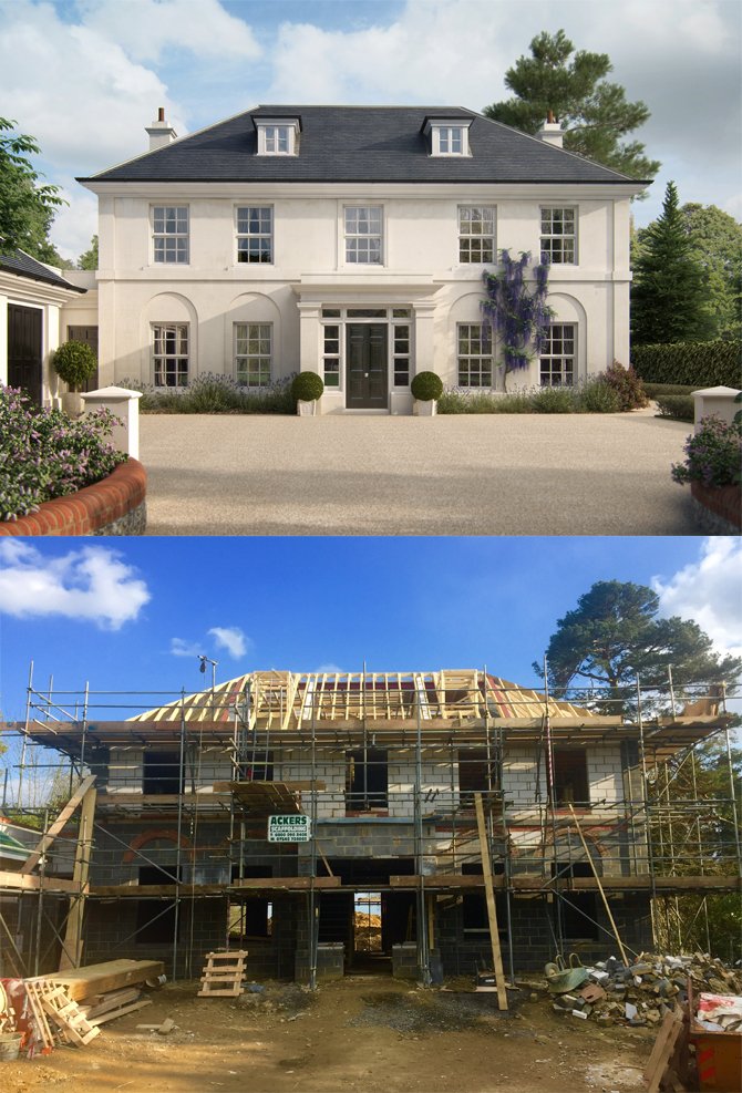 archinmotion's tweet image. What a lovely update! Our client ended up using our #CGI as more of a ref than the building drawings! #Buildprogress