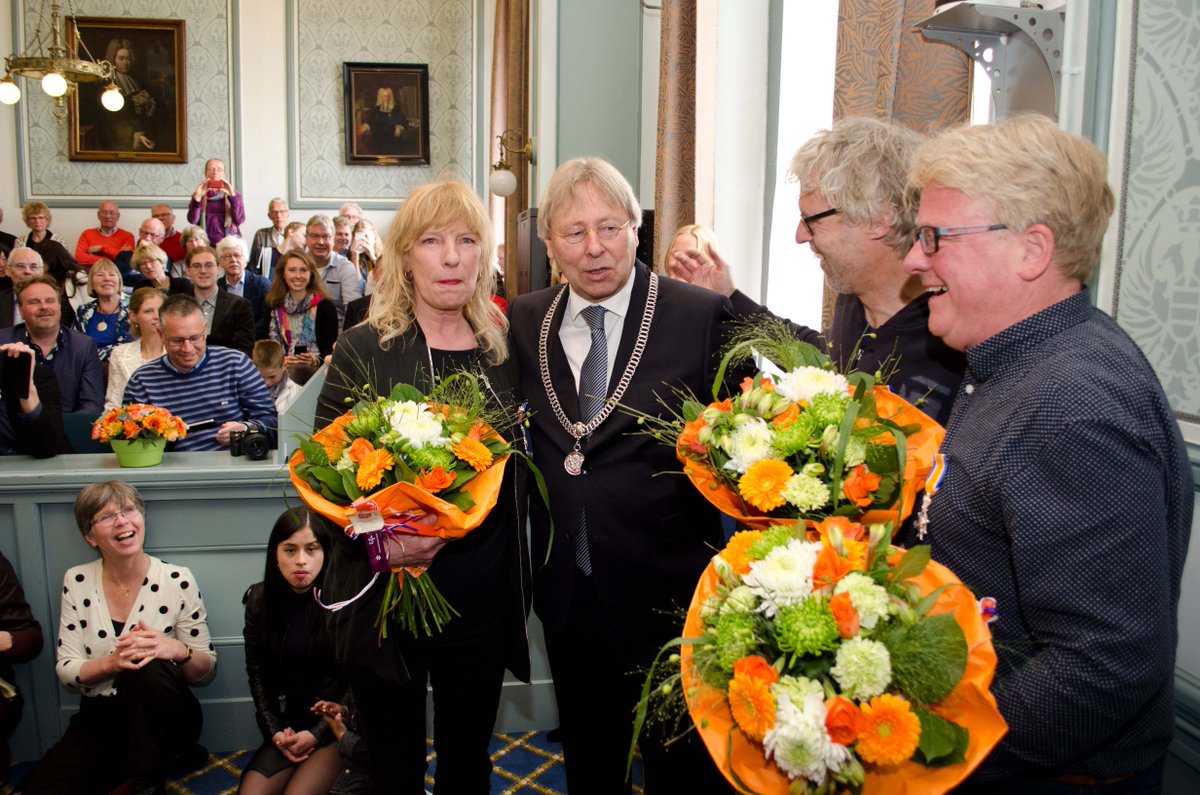 Frank den Hollander, Peter de Haan en Alina Kiers Ridders in de Orde van Oranje Nassau. bit.ly/1QyiA8O
