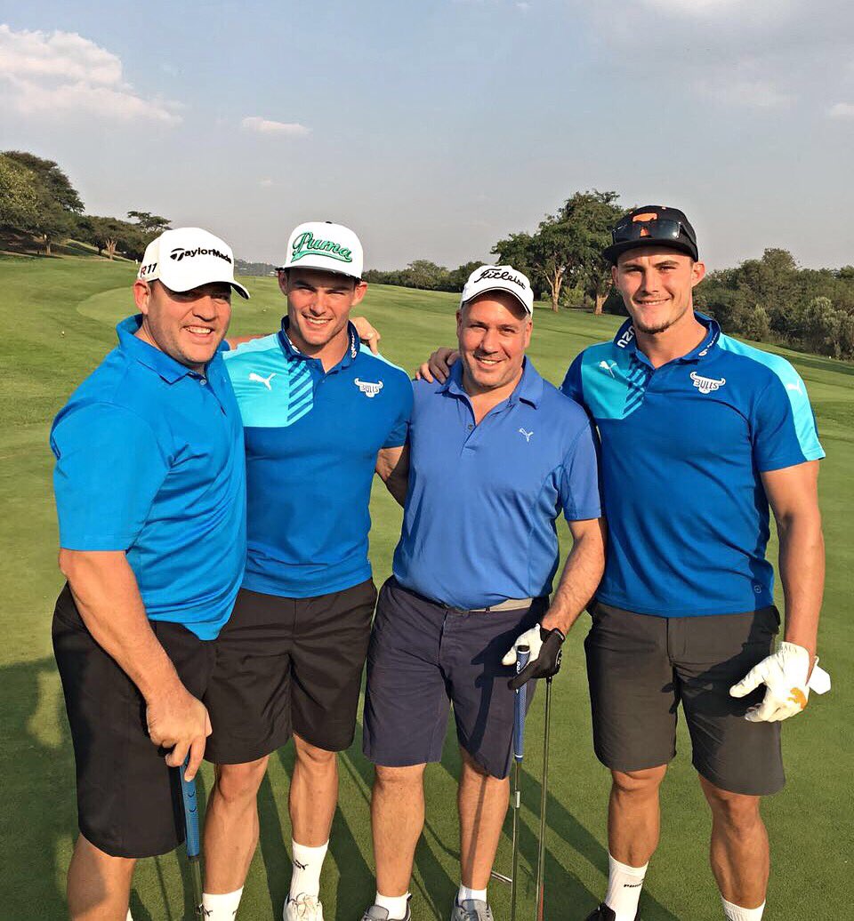 JesseKriel15's tweet photo. Good day on the course with great friends ⛳️✔️ || #bullsgolfday #Ateam https://t.co/Ec4BydG4Lw