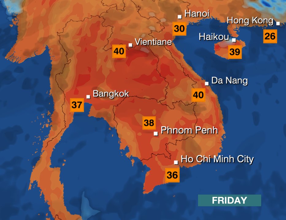 Se Asia Heatwave Conditions For Many Parts Of Thailand Experiencing Worst Drought In Two Decades Phil Bbc Weather Scoopnest