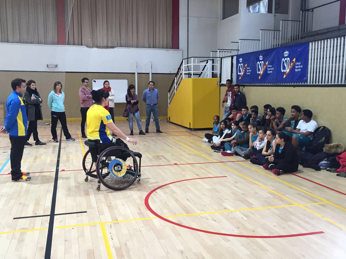 cd_Ilunion's tweet photo. Participando en el programa "crecemos en equipo" con @deportegob @FMahouSanMiguel @fundacionBalia @UEuropea https://t.co/53WelQ0JVb