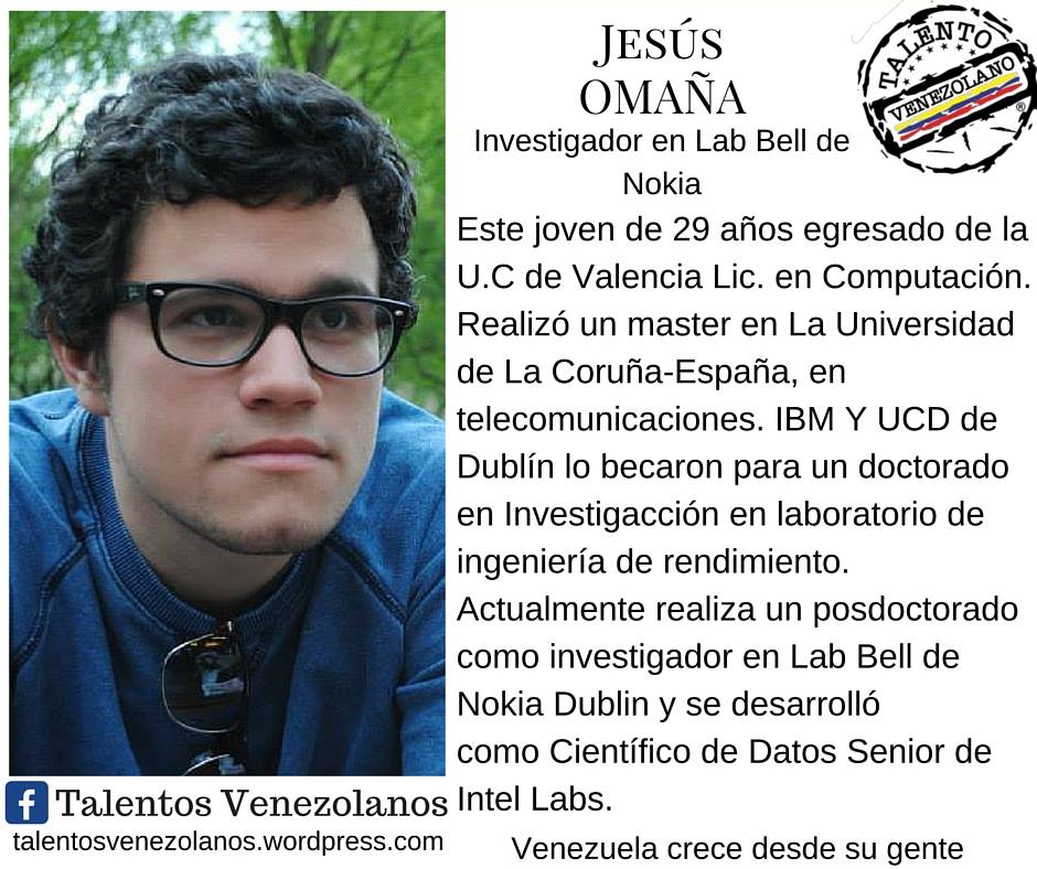 Talentos_Ve's tweet photo. #FelizJueves Venezolano es investigador postdoctoral en Lab Bell de Nokia en Dublín #TalentoVE https://t.co/F0lBLEjhIU