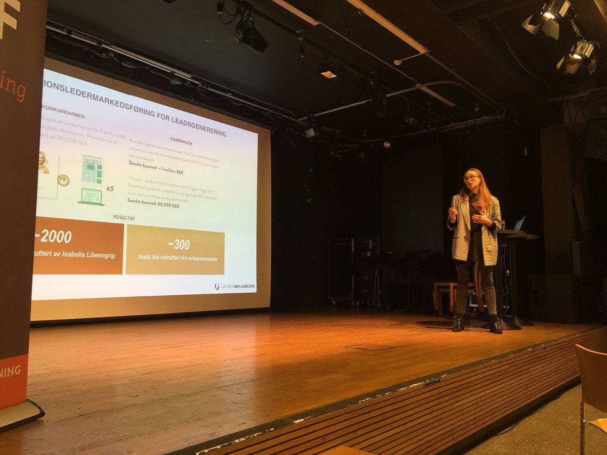 Lauga Oskarsdottir: Vi liker mennesker bedre enn merkevarer #InfluencerMarketing #mk16 #markedskonferansen