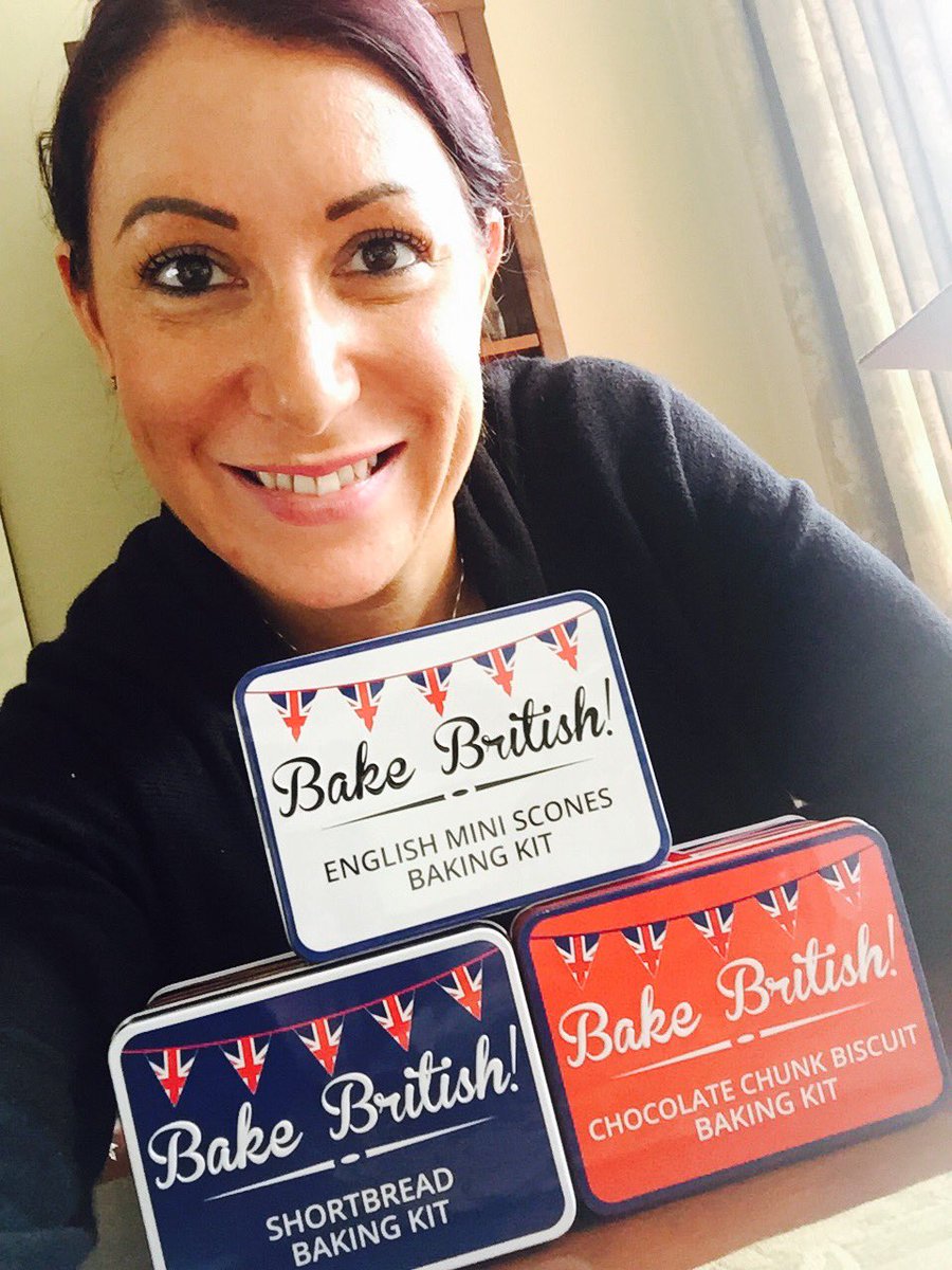 SuzyPelta's tweet image. Just picked these up to take to a very special friend! #BakeBritish #bakingkit #gift #BakeWithSuzy