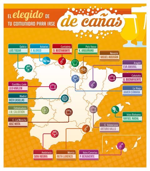 Cervecear's tweet photo. Estos son los elegidos en cada comunidad para irse de cañas. Y mañana, descubrimos ¡el Top 5 nacional! https://t.co/IcDwcrfy5C