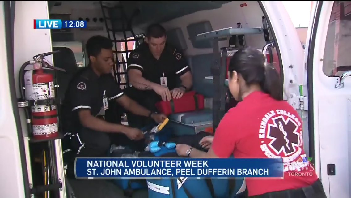 St. John Ambulance on Twitter "Volunteers at SJA Peel Dufferin branch