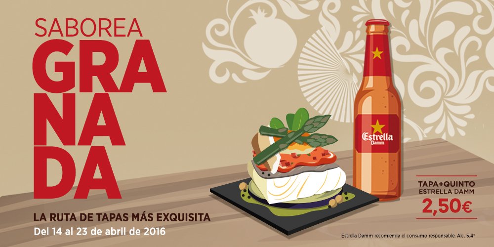 Gastronosfera's tweet photo. Hoy arranca la ruta de #tapas #SaboreaGranada, con 25 bocados exquisitos https://t.co/zaZj5YUP4k https://t.co/bAZG493bYW
